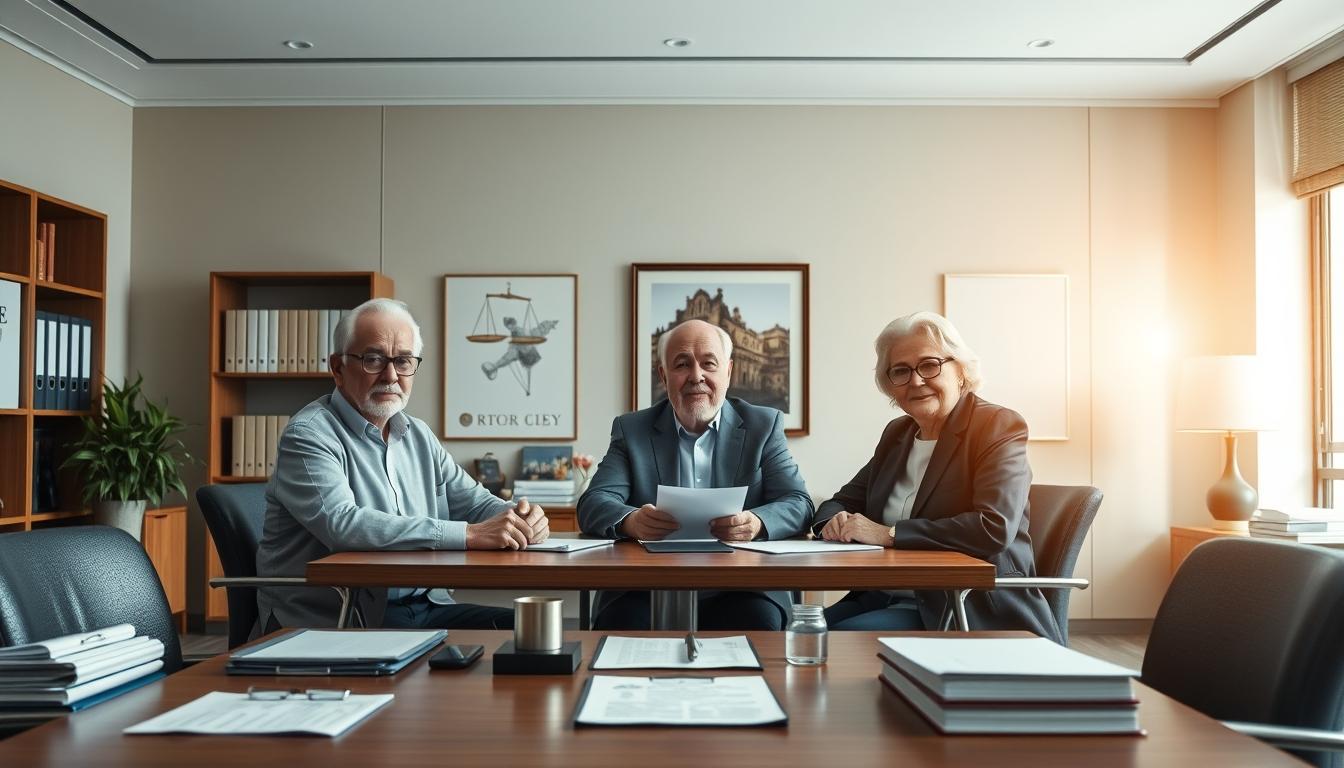 Business agreement signing